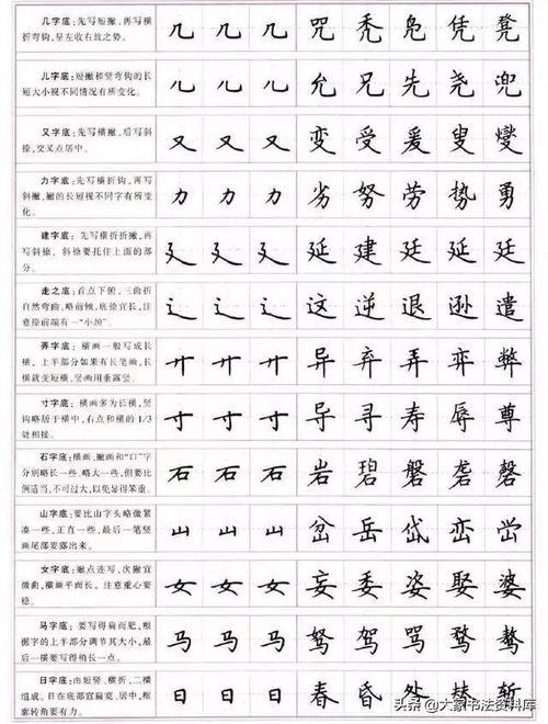 楷书硬笔字视频,一笔一划，传承经典之美
